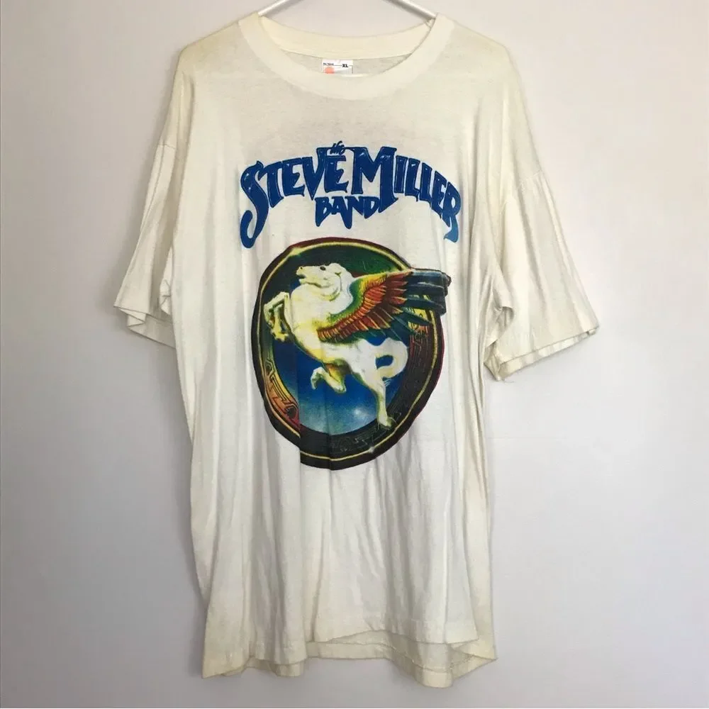 Original Vintage The Steve Miller Band Tour 1993 XL Tee Pegasus Book of Dreams